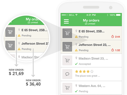 restaurant order taking app